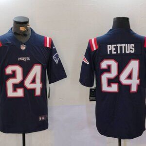 Dell Pettus Navy Jersey Stitched For Men Youth